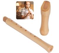 Flauta soprano de madera de estilo alemán con funda rígida, llave C para principiantes, niños y adultos
