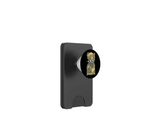 Flauta Susurrador Gatos Flautista Flautista Amante Gato Chica Música PopSockets PopWallet para MagSafe