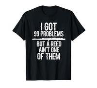Flauta Tengo 99 Problemas Flautista Flautista Músico Grunge Camiseta