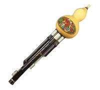 Flauta Tradicional China Calabaza Hulusi Instrumento Musical Profesional De Madera Étnico Desmontable En Tono C