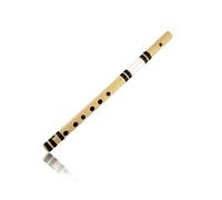 Flauta tradicional de auténtica madera de bambú india afinada en mi, con 6 agujeros para sonido real, hecha a mano, 11 pulgadas