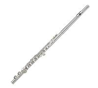 flauta transversal 16 flauta de níquel y plata con orificio cerrado instrumento Musical para principiantes teclas de prueba suaves