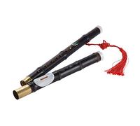 Flauta transversal de bambú negro desmontable Mtlavishness, instrumento musical ideal para principiantes amantes de la música que buscan un con llave G, cuerpo hermoso, caña,