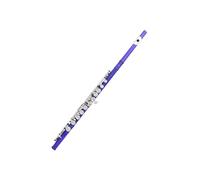 flauta transversal Flauta azul de 16 agujeros flauta con llave C con caja de cuero bolsa para flauta accesorios para instrumentos juego de limpieza