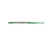 flauta transversal Flauta verde Flauta C-Tune de 16 agujeros con caja de cuero Bolsa para flauta Accesorios para instrumentos musicales Kit de limpieza
