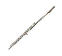flauta transversal Instrumento de flauta con llave C para examen profesional flauta occidental de 16 agujeros chapada en plata y cobre blanco