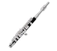 flauta transversal Piccolo C Key Cuproníquel Flauta de tamaño medio Chapado en plata Material del cuerpo