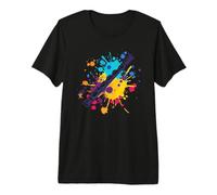 Flauta travesera Color Splotch Flauta Dulce Música de cámara Camiseta Premium