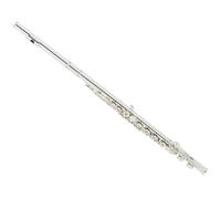 Flauta Travesera Instrumento Flautas De 16 Agujeros En Tono C Con Orificio Abierto, Flauta Chapada En Plata De Cuproníquel Con Estuche De Almacenamiento Con Soporte Para Flauta