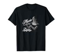 Flauta travesera Music is my second Language Flaute Querflautistin Camiseta