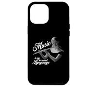 Flauta travesera Music is my second Language Flaute Querflautistin Carcasa para iPhone 12 Pro Max
