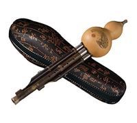 Flautas de Cucurbit Instrumento De Cucurbitáceas De 7 Orificios Flauta De Madera De Bambú Morado Estudiante Adulto Principiante Jugando Hulusi Entonación Duradera, Portátil Dar Regalos