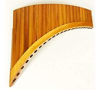 Flautas de pan, gaitas, 22 tubos, clave G o C, bambú amargo, adecuado for interpretación profesional, favorito(G Key,Right Hand)