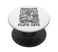 Flautista Flautista Flauta Absoluta Lindo Jugador Chica Músico PopSockets PopGrip Adhesivo