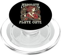 Flautista Flautista Flauta Absoluta Lindo Jugador Chica Músico PopSockets PopGrip para MagSafe
