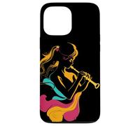 Flautista Gráfico Amante de la Flauta para Niñas Carcasa para iPhone 13 Pro Max