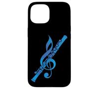 Flautista Gráfico de Música de Flauta Carcasa para iPhone 15