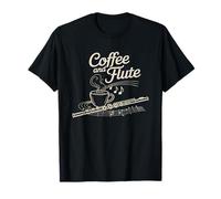 Flautista Notas Largas Músico De Viento Madera Clásico Camiseta