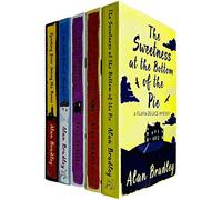 Flavia de Luce Mystery Series Books 1 - 5 Collection Set by Alan Bradley (Sweetness at the Bottom of the Pie, Weed That Strings the Hangman's Bag, A Red Herring Without Mustard & MORE!)