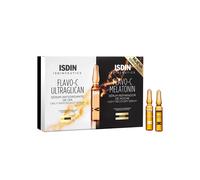 ISDIN Isdinceutics Flavo-C Pack Ultraglican 10 Ampollas + Melatonin 10 Ampollas