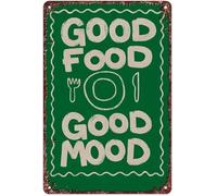 Flavor Disposition Note Weathered Metal Sign For Bread Box Tea Station Wall-Art Delightful Everyday Gift 8 X 12 inch