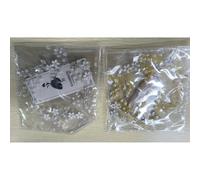 Flayem Accesorios para el Cabello de Boda de 2 piezas, Oro y Plata, Corona de Flores de Cristal