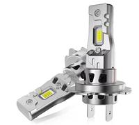 FLBZBLKASL 2 bombillas LED H7 H4 de alta potencia de 5000W, faro Turbo 6500K 5000000LM 12V 24V CSP potente, el mejor diodo LED H4 aprobado, Mini lámpara H7 faro 7 pulgadas