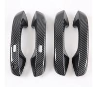 FLBZBLKASL Pegatinas decorativas para manijas de puertas laterales de coche, con de vehículo, para Seat Leon FR MK4 2020-2023 Manija( 1)