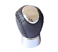 FLBZBLKASL Pomos Cambio Marchas para Mazda 3 5 6 323 626 RX-8 para Premavy MPV Accesorios Estilo Coche Perilla Palanca Cambios Cabezal Cuero 5/6 velocidades Caja Pomo Palanca Cambios( 5 Speed)