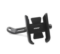FLBZBLKASL Soporte Manillar Motocicleta Soporte para Teléfono para para R1200RT SE/LE 2006-2019 Soporte GPS(Mirror Type Black)