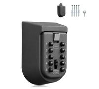 Flcivsh Caja de Seguridad para Llaves de Pared: Cerradura de Combinación de 10 Dígitos Resistente A la Intemperie, Almacenamiento Antirrobo para Uso Doméstico y Al Aire Libre