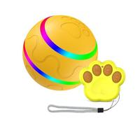 Flcivsh Juguete interactivo Smart Electric Pet Rollball automático para cachorros/perros pequeños a medianos con mando a distancia