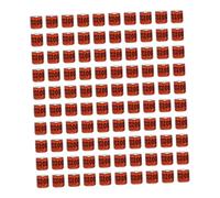 FLCPJGV 100 Piezas Anillos para Palomas Anillos para Patas de Palomas Bandas Identificadoras Etiquetas de Patas de Aves Material Ligero y Reutilizable, Hong Kong Rojo