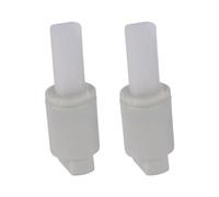 FLCPJGV 2 Piezas Amortiguador Giratorio para Tapa de Inodoro con Hidráulica Eje de Suavizado Y Conjunto de Conexión en PP Adecuado para Baños Públicos, en Sentido Anti-horario, Individual