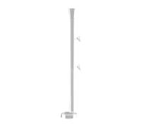 FLCPJGV 2 Piezas Tubo Alimentador Acuario Placa Alimentación Transparente Recipiente Vidrio Bandeja Redonda Resistente Uso Prolongado Compatible con Peces CAM, 40CM