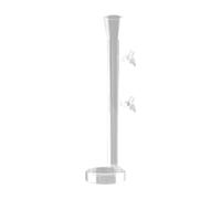 FLCPJGV 2 Piezas Tubo Alimentador Acuario Placa Alimentación Transparente Recipiente Vidrio Bandeja Redonda Resistente Uso Prolongado Compatible con Peces CAM, 20 CENTÍMETROS