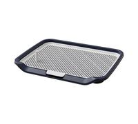 FLCPJGV Bandeja Sanitaria para Mascotas con Rejilla Antifiltrante Bandeja Entrenadora Bandeja para Perros Y Gatos Material PP Resistente Adecuada para Entrena, Armada