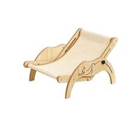 FLCPJGV Cat Hammock Bed Silla para Gato Sofá para Mascotas Muebles Portátiles Cojín Transpirable de Madera Adecuado para Gatos Perros Pequeños Conejos Regalo, sisal