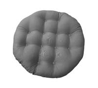 FLCPJGV Cojín para Silla de Huevo Relleno Acolchado Circular Almohadilla de Asiento Redonda para Silla Cesta Colgante Accesorio de Tapiz Suave Adecuado para S, Gris Oscuro, Individual