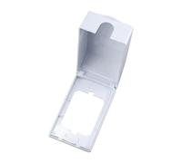 FLCPJGV Cubierta de Enchufe Tapa Impermeable Caja Protectora de Pared Panel Antisalpicaduras con Estructura Sellada para Uso en Baños Y Zonas Húmedas, Blanco