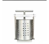 FLCPJGV de Verduras Manual Extractora Deshidratadora Filtro con Mango Ergonómico Acero Inoxidable Aplicable en Cocina Gastronomía Jugos Preparación de Rellenos, 2.5L