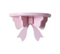 FLCPJGV Estante de Pared Flotante Arco Organizador Decorativo Repisa Montada con Soporte de Madera Porta Macetas Moderno para Almacenamiento y Decoración, Rosa, Individual