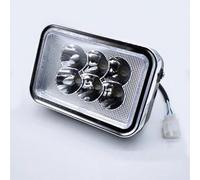 FLCPJGV Faro para Vehículo Montaje Único Luz Delantera Trasera Intermitente Estructura Plástico Metal Estanca Adecuada para, Faros divididos, 13x9cm