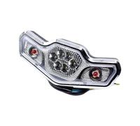 FLCPJGV Faro para Vehículo Montaje Único Luz Delantera Trasera Intermitente Estructura Plástico Metal Estanca Adecuada para, Faro Integrado, 25x7cm