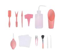 FLCPJGV Kit de Herramientas para Bonsái Mini Juego de Herramientas de Jardinería para Planta Cuidado Y Limpieza Manual Adecuado para Plantas de Inte, Conjunto de 12 Rosa