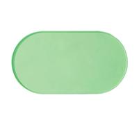 FLCPJGV Mantel Individual para Mascotas Alfombra Alimentación Perros Gatos Tapete Antiderrames Silicona Borde Elevado Protector Adecuado para Suelos Interiore, Verde