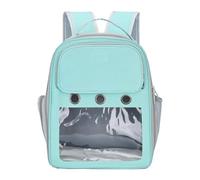 FLCPJGV Mochila Transportadora para Mascotas con Ventana Transparente Bolso de Viaje Portátil Material Oxford para Caminatas Y Paseos Adecuado para Viajes Exc, Verde