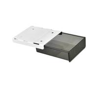 FLCPJGV Organizador Bajo Escritorio Cajón Almacenaje Repositorio Deslizante Porta Accesorios Escritorio Material Adecuado para Baño Cocina Oficina, negro grande