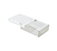 FLCPJGV Organizador Bajo Escritorio Cajón Almacenaje Repositorio Deslizante Porta Accesorios Escritorio Material Adecuado para Baño Cocina Oficina, claro grande