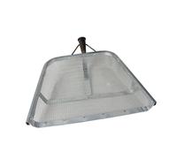 FLCPJGV Paleta Tamizadora de Malla Metálica Pala Multifuncional para Filtrar Herramienta Filtrante Resistente de Suelo Y Arena Criba Portátil Adecuada para Ja, Malla de 1.2 Cm
